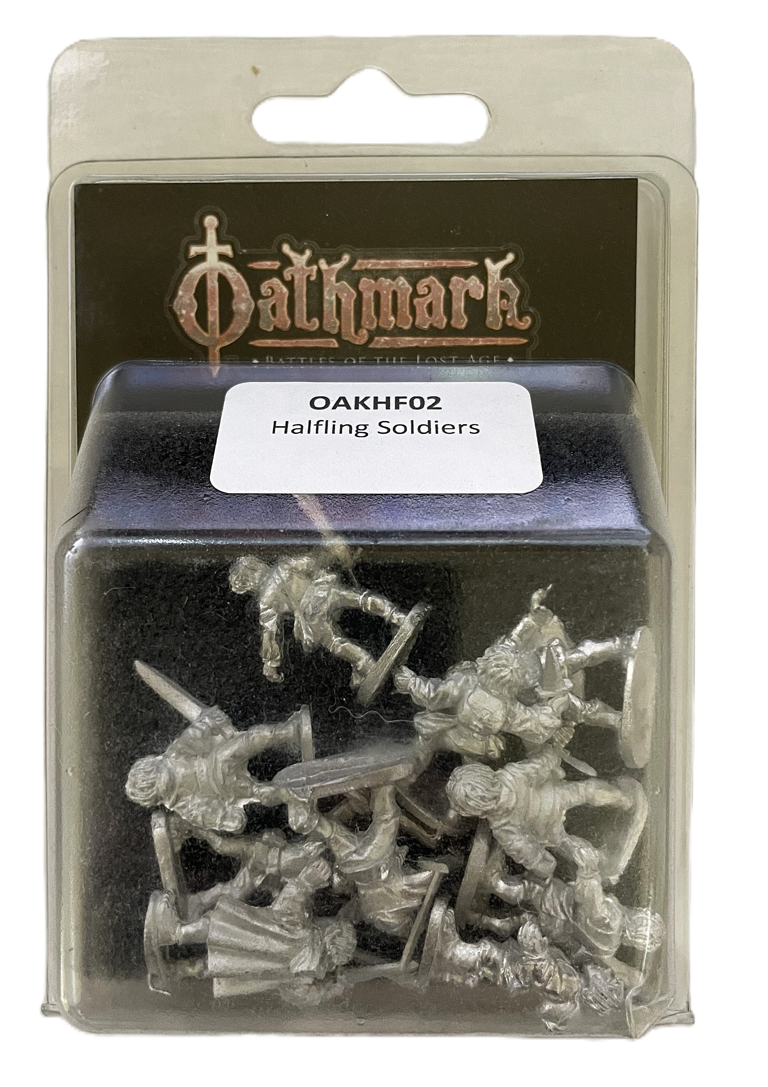 North Star Oathmark Halfling Soldiers 28mm Scale Collectible Fantasy Miniatures Blister Packaging