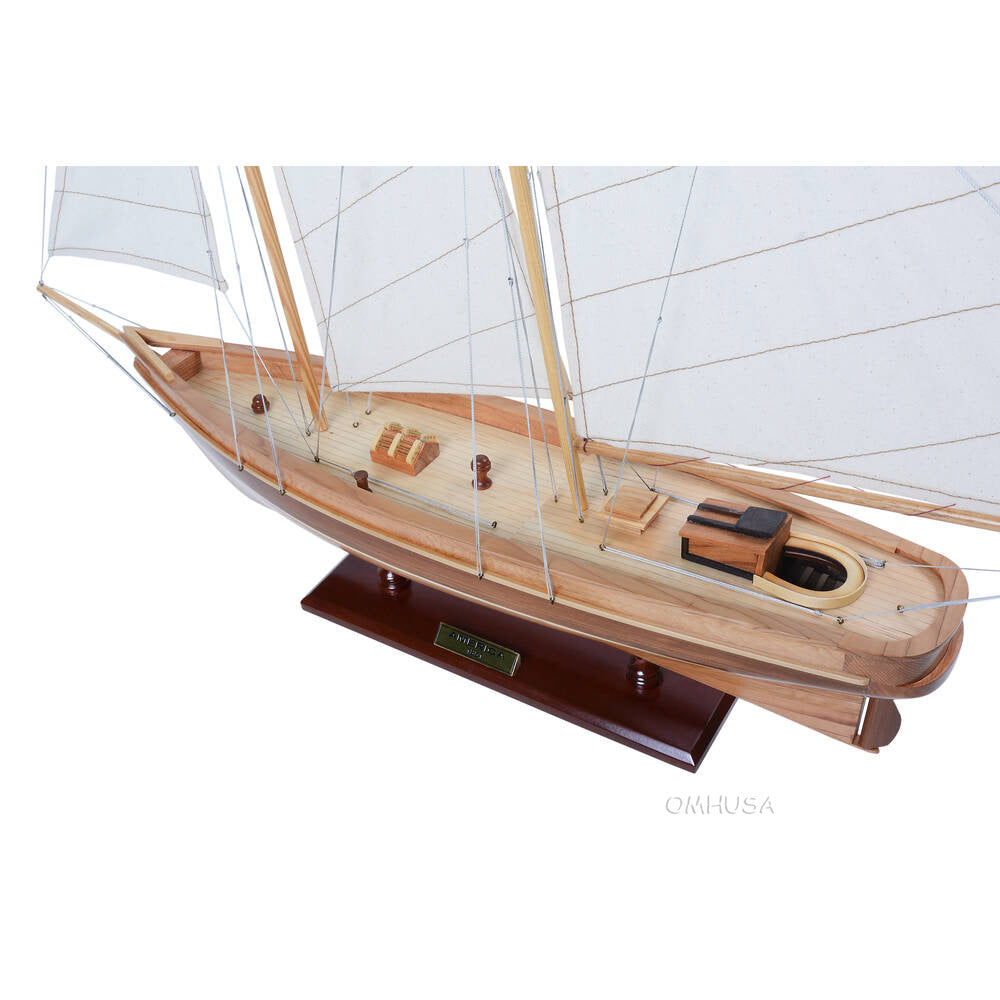 OMH America 1851 Schooner Wooden Scale Model Port Aft Main Deck View