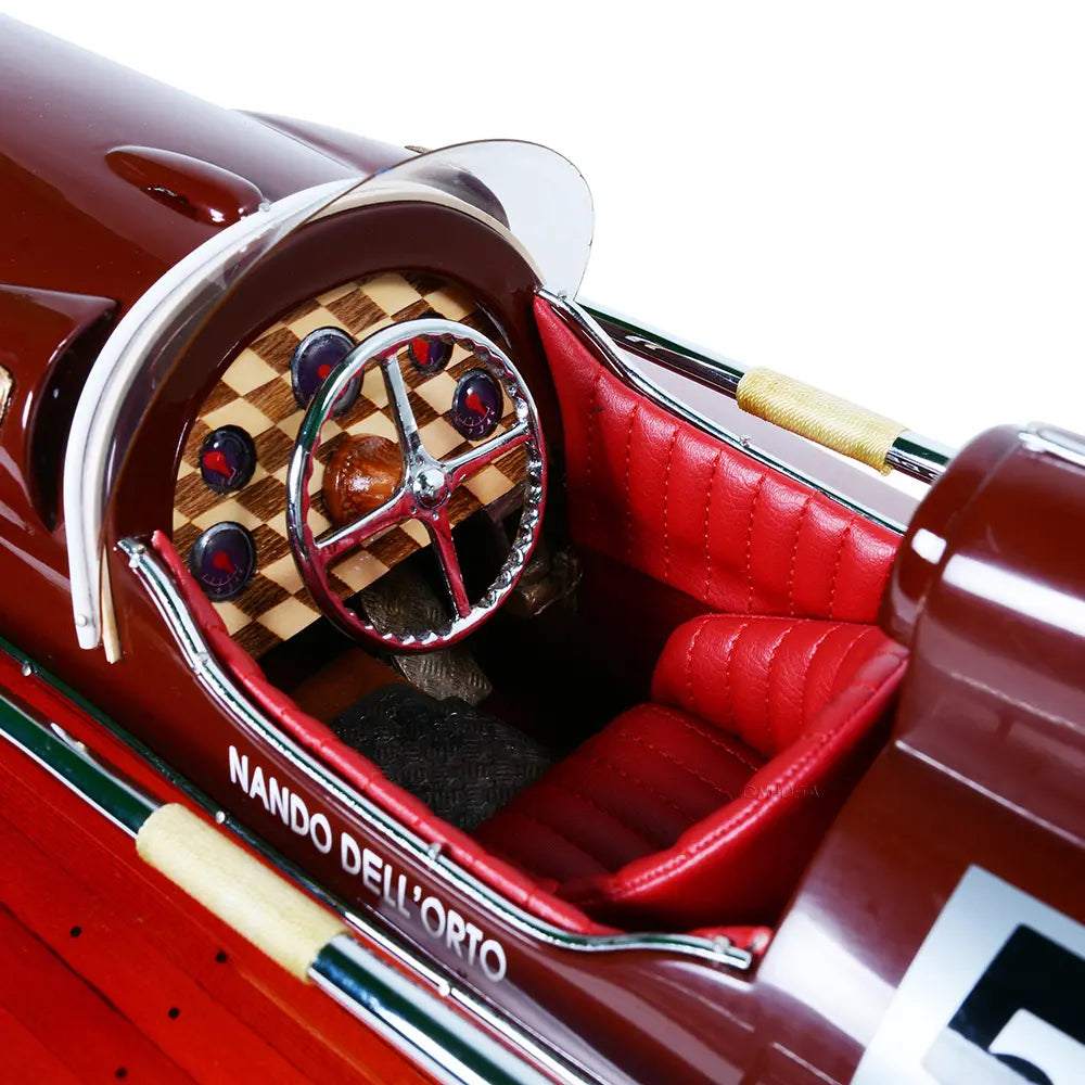 OMH Aquarama Exclusive Edition Ferrari Hydroplane cockpit with red leather seat