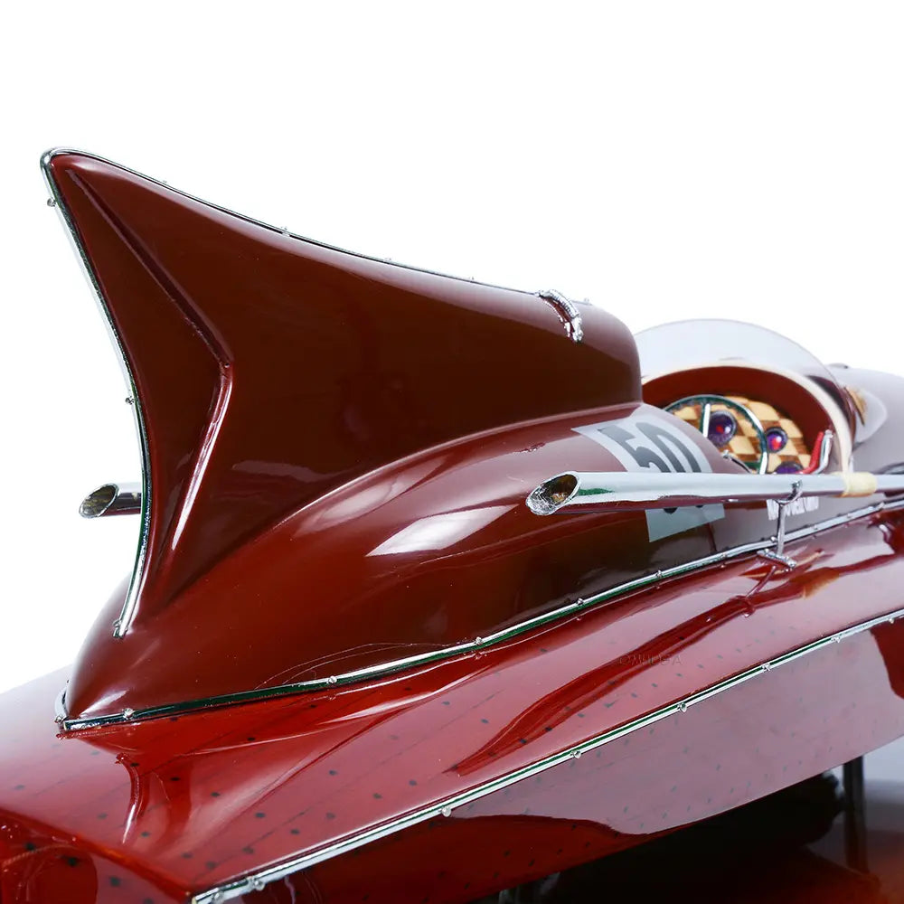 Old Modern Handicrafts Aquarama Exclusive Edition Ferrari Hydroplane rear fin closeup