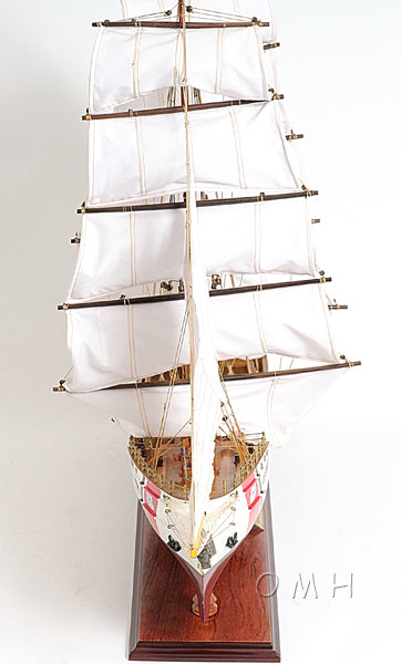 Old Modern Handicrafts US Coast Guard Eagle E.E. Admiral Line fully assembled bow view