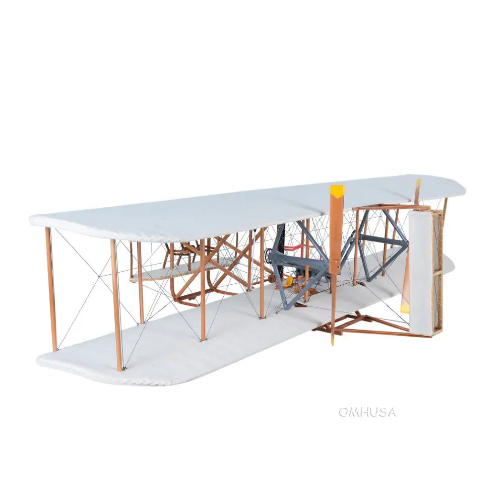 Old Modern Handicrafts 1903 Wright Brother Flyer Model 1/10th Scale fully assembled  Left Rear View