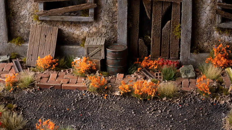 HO/O Scale Miniature Flowers Grasses 32 Tufts 1:87 Garden Plants Railway  Scenery