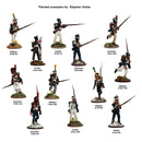 Napoleonic Duchy of Warsaw Infantry Elite Companies 1807 – 1814, 28 mm Scale Model Plastic Figures Painted Examples