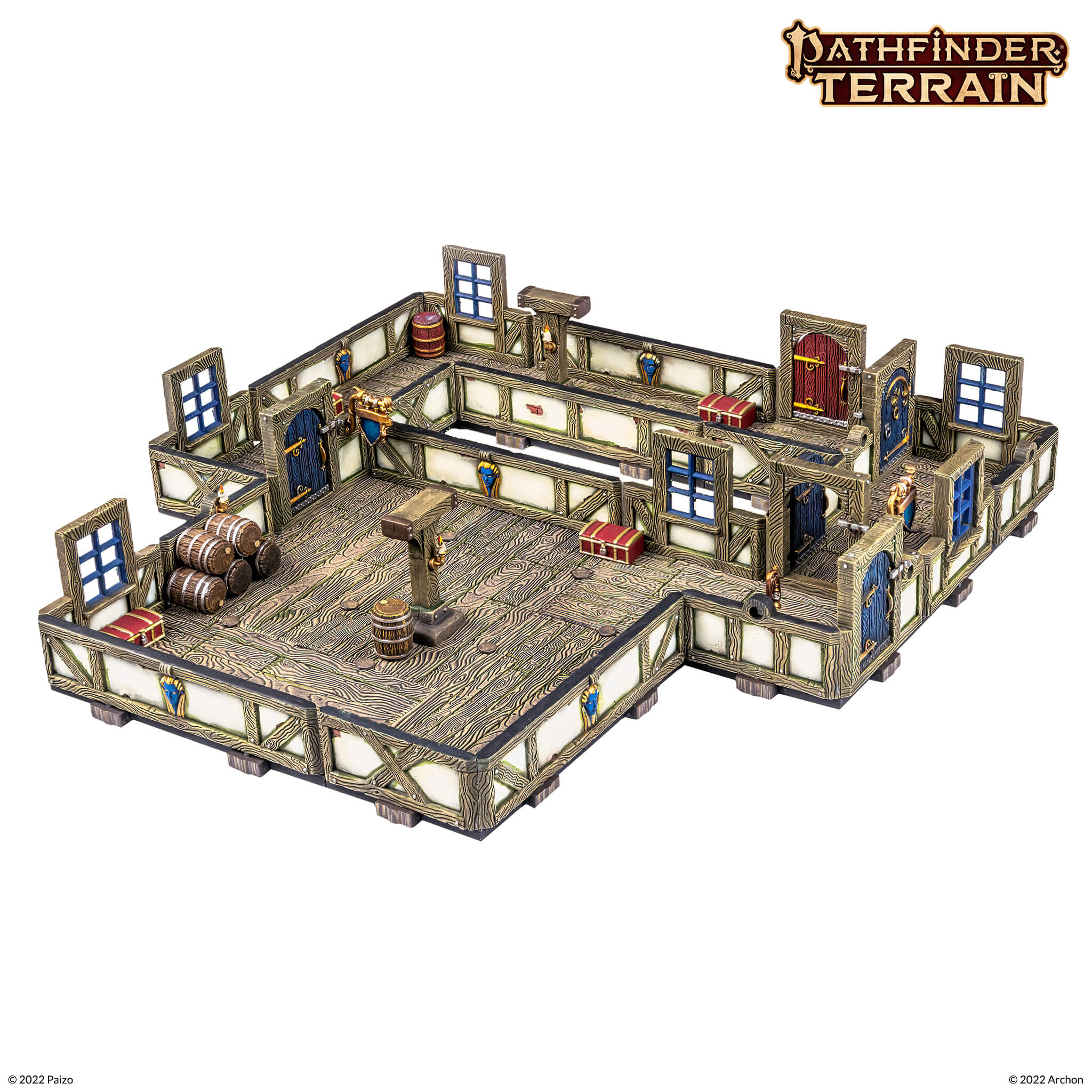 Dungeons & Lasers Pathfinder Terrain:  City of Absalom Example Layout