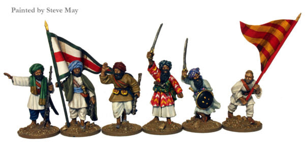 Perry Miniatures Victoria’s Little Wars Afghan Tribal Command 28mm Metal Figures