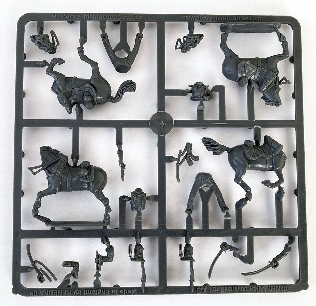 Perry Miniatures Russian Uhlans 28mm Plastic Sprue Components