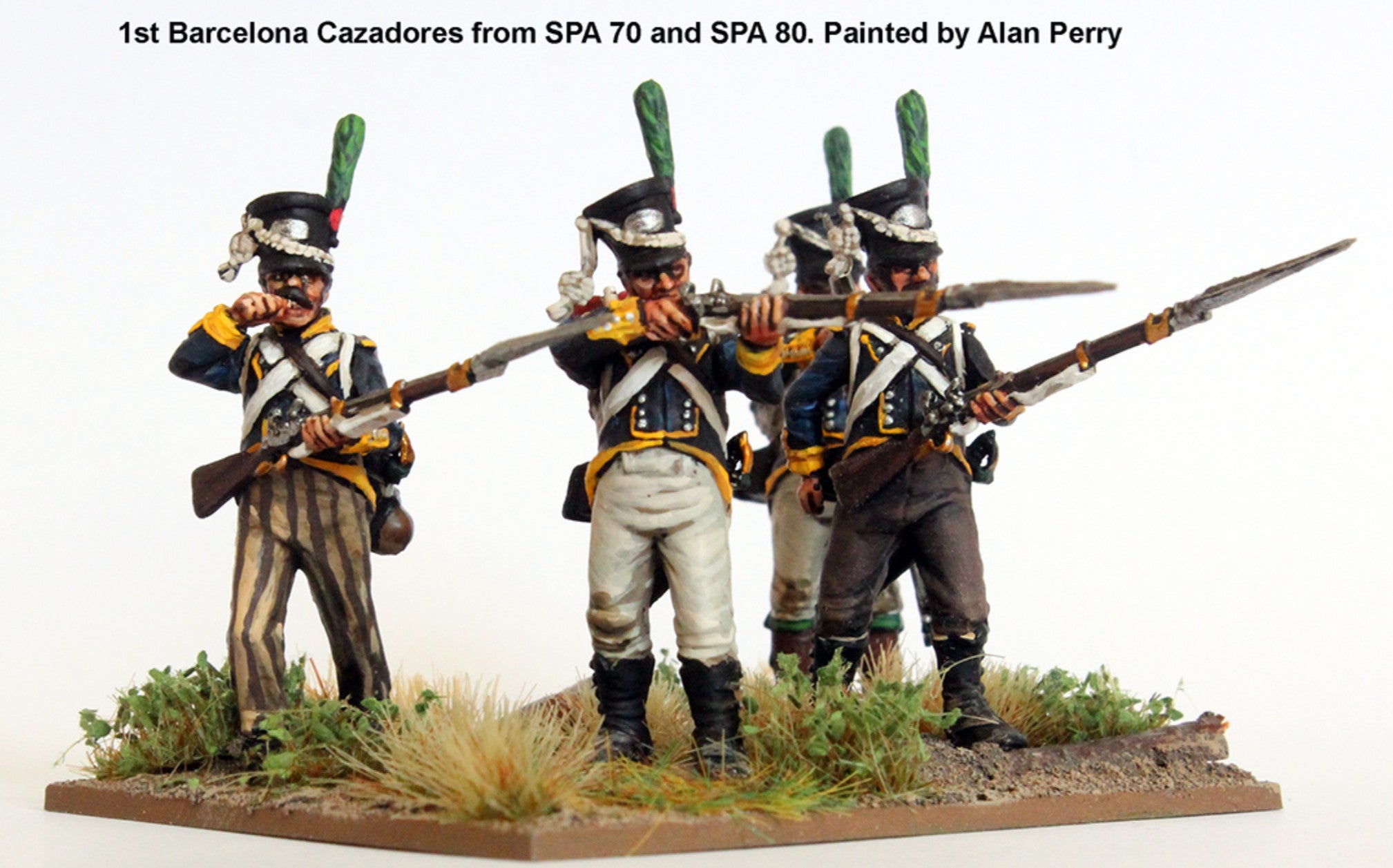 Perry Miniatures Spanish Napoleonic Infantry 1808–1811 28mm Plastic Miniatures Painted Examples Firing