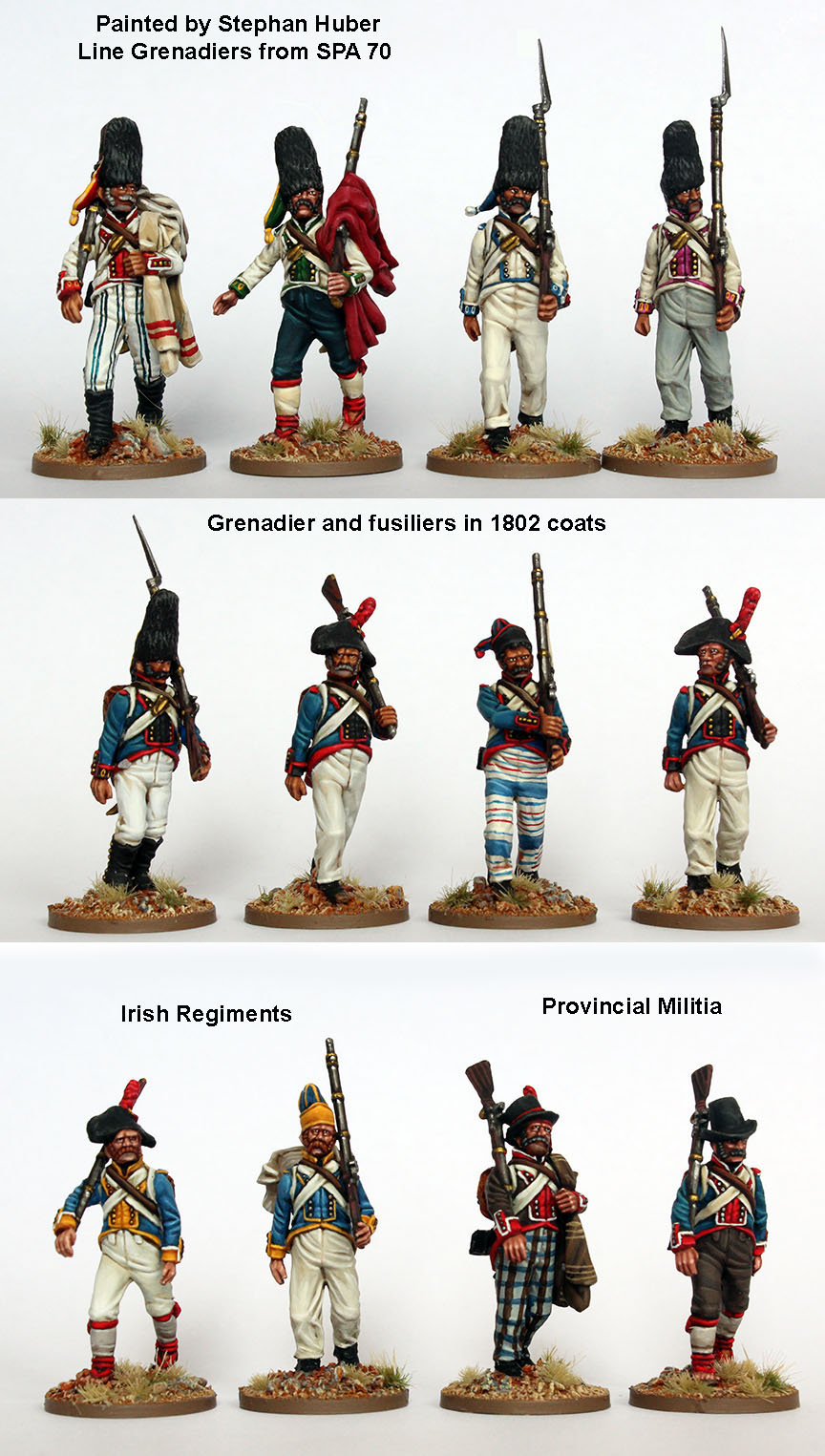 Perry Miniatures Spanish Napoleonic Infantry 1808–1811 28mm Plastic Miniatures Painted Examples Other