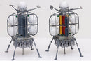 The Moonlander Spacecraft 1/350 Scale Model Kit Painted Examples