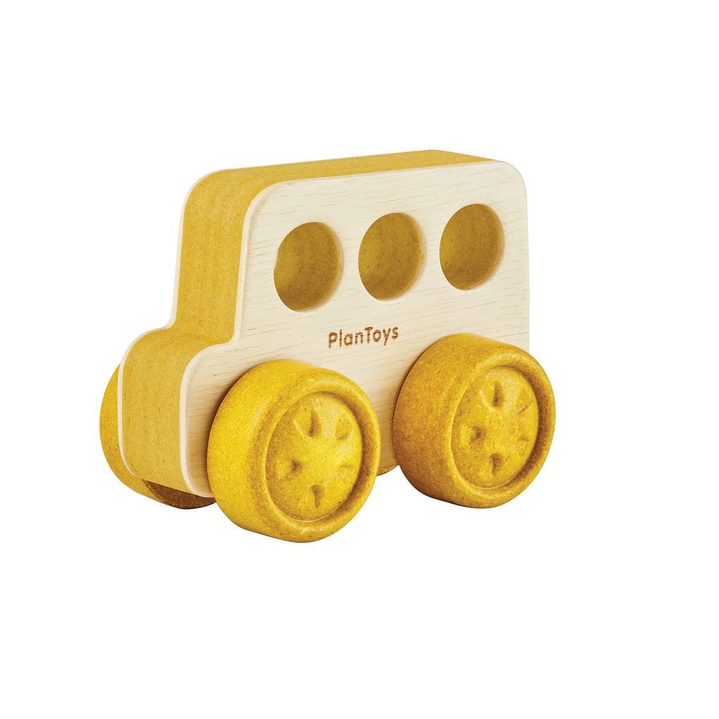 PlanToys Timber Trail Bus wooden vehicle