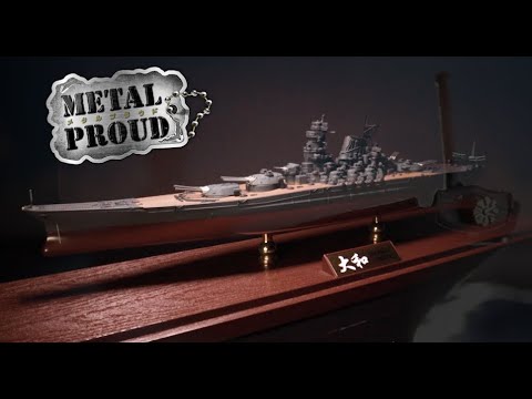 Imperial Japanese Navy Battleship Yamato  1:700 Scale Model Video