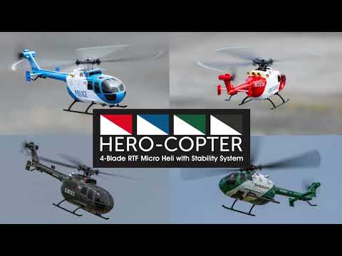 Hero-Copter, 4-Blade RTF Helicopter; SWAT Video