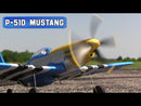 North American P-51D Mustang Ready To Fly Park Flyer Radio-Controlled Warbird Viedo