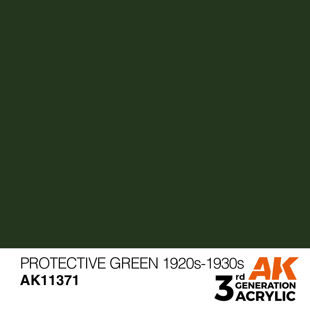 WWII Soviet Tank Colors Acrylic Paint Set Protective Green 1920s-1930s color sample