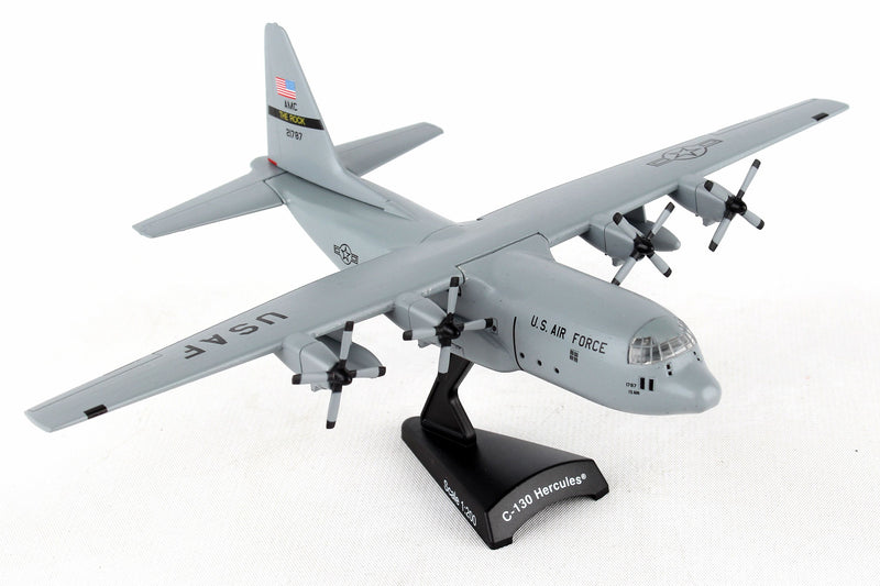 Lockheed Martin C-130 Hercules USAF “Spare 617”, 1/200 Scale Model Right Front View