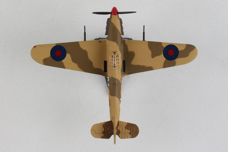 Hawker Hurricane Mk II Royal Air Force (RAF) 1/100 Scale Model Top View