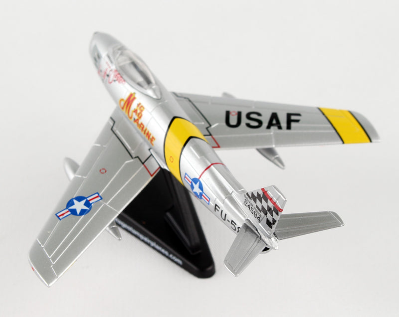 North American F-86  Sabre “Mig Mad Marine” 51st Fighter Wing USAF 1/110  Scale Model Left Rear View