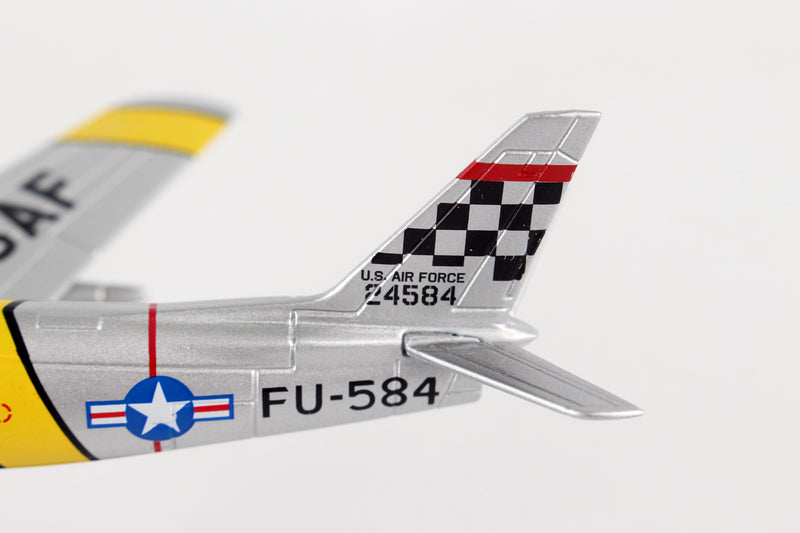 North American F-86  Sabre “Mig Mad Marine” 51st Fighter Wing USAF 1/110  Scale Model Taile Close Up