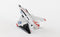 McDonnel Douglas F-4B Phantom II VF-111 “Sundowners” 1/155 Scale Model Left Rear View