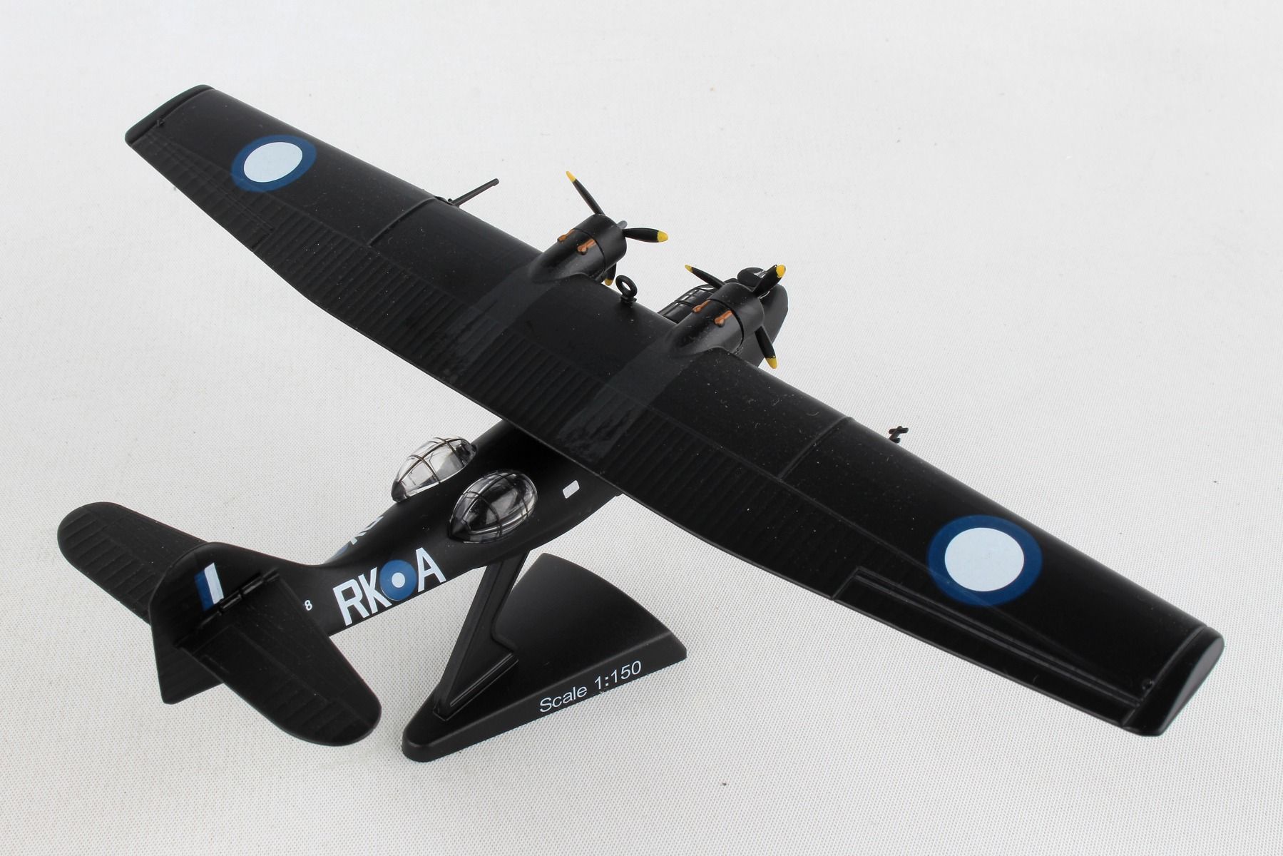 Consolidated Aircraft PBY-5A Catalina RAAF “Black Cat” 1/150 Scale Model Right Rear View