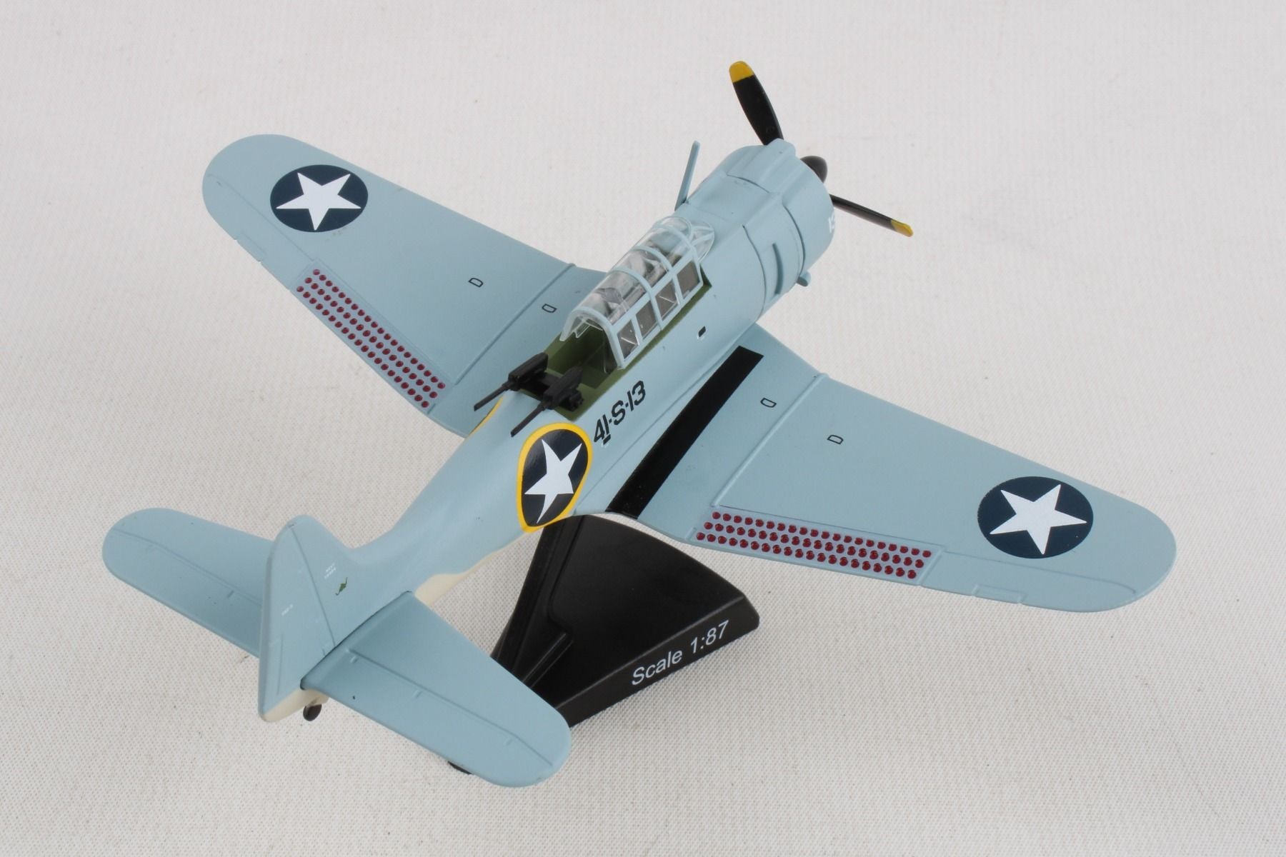 Douglas SBD-3 Dauntless US Navy 1/87 Scale Model Right Rear View