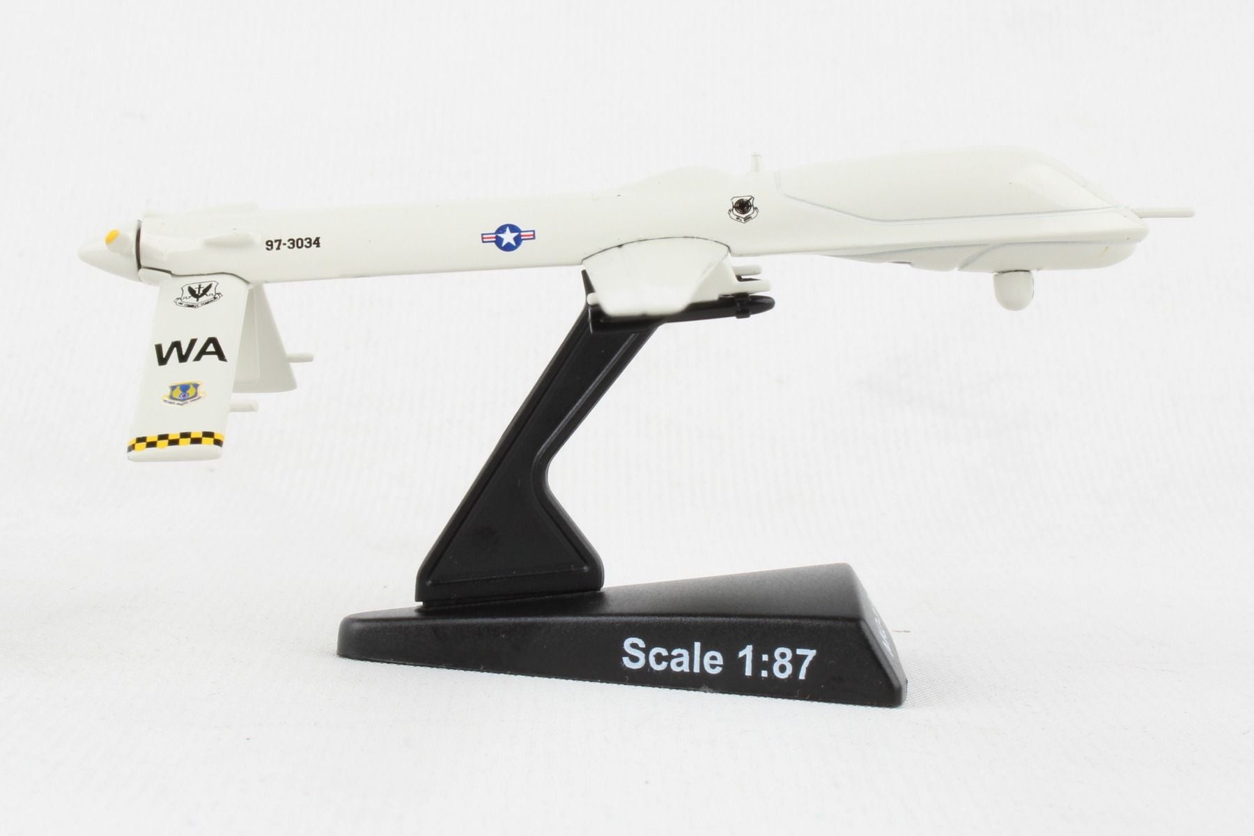 General Atomics RQ-1 Predator UAV 1:187 Scale Diecast Model Right Side View