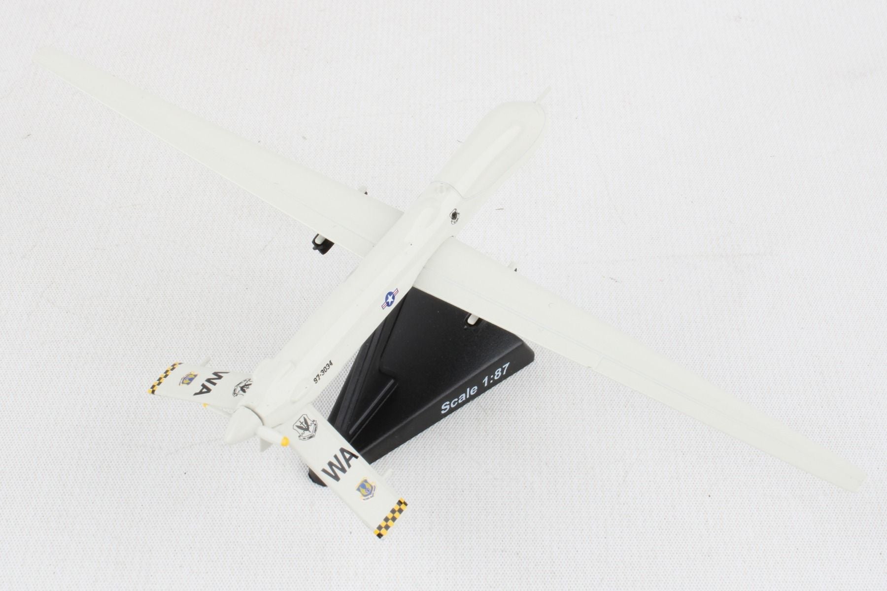 General Atomics RQ-1 Predator UAV 1:187 Scale Diecast Model Right Rear View