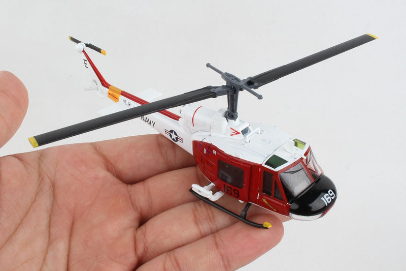 Bell H-1L USN, 1:87 Scale Model In Hand
