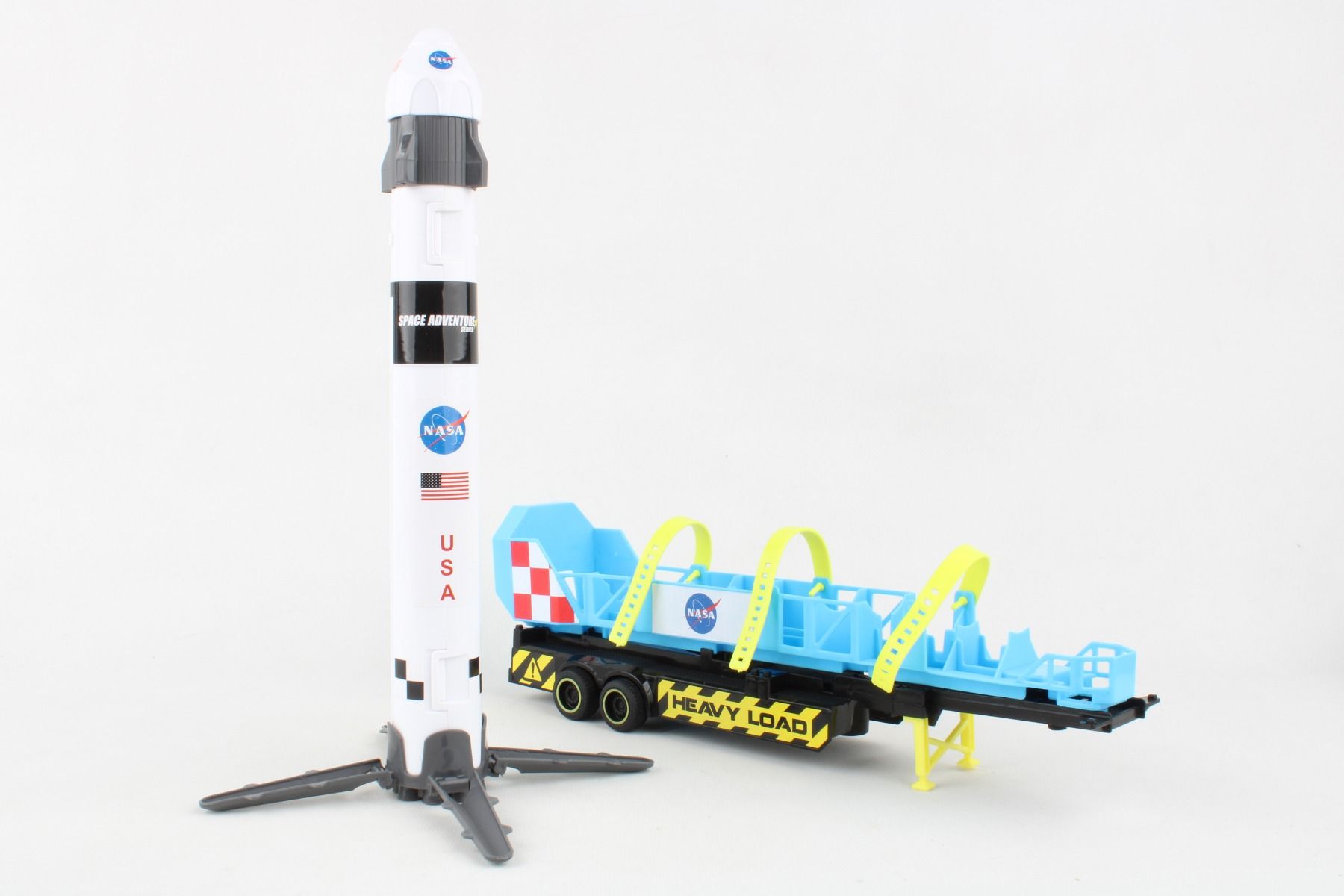 Space Adventure Rocket Transporter with Lights & Sound Rocket & Trailer