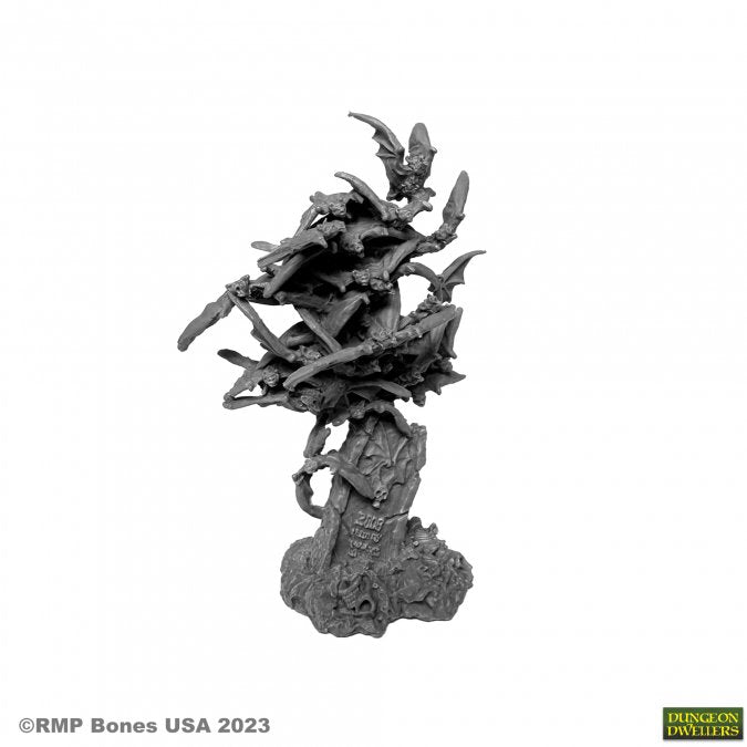 Reaper Miniatures Bat Swarm 28mm scale Bones USA plastic figure 07071 sculpted by Werner Klocke.