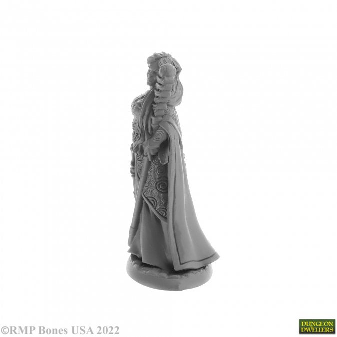 Left Side View Reaper Miniatures Anthanelle Female Elf Wizard 28mm Scale Collectible Miniature