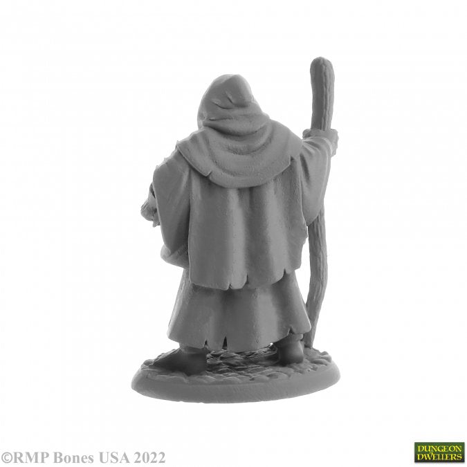 Back view Reaper Miniatures Brother Hammond Traveling Monk 28mm fantasy miniature