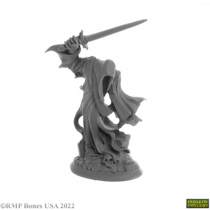 Reaper Miniatures Cairn Wraith 28mm unpainted plastic figure front view