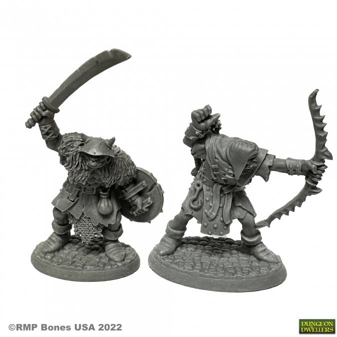 Reaper Miniatures Orc of the Ragged Wound Warriors 28mm unpainted plastic figures