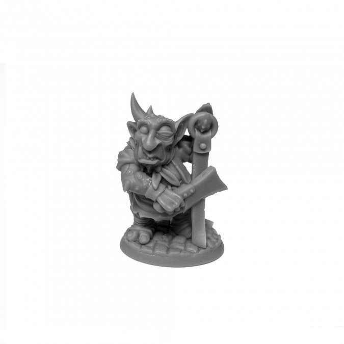 Reaper Miniatures Scrub Mongrelman Townsfolk of Brinewind 28mm unpainted plastic figure front view