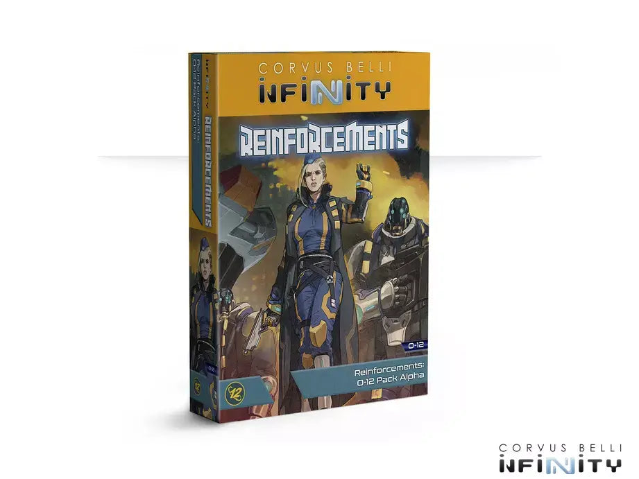 Infinity Reinforcements O-12 Pack Alpha Miniature Game Figures Packaging