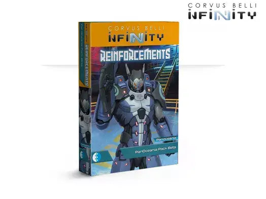 Infinity Reinforcements: PanOceania Pack Beta Miniature Game Figures Packaging