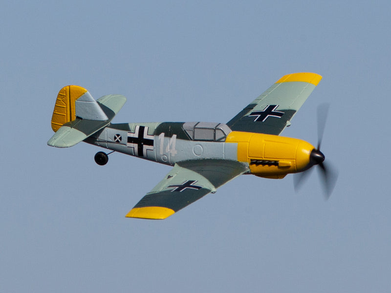 Messerschmitt Bf-109 Ready To Fly  Park Flyer Radio-Controlled Warbird Right Front View