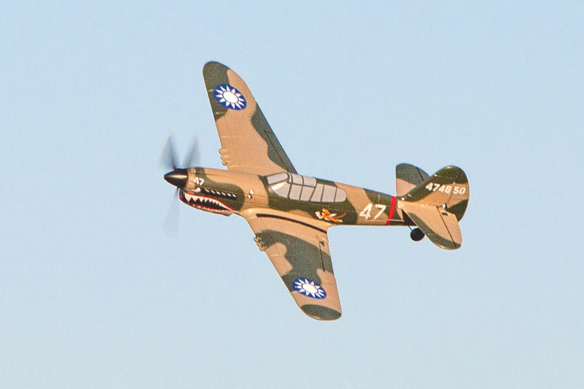 Curtiss P-40 Warhawk Ready To Fly Park Flyer Radio-Controlled Warbird