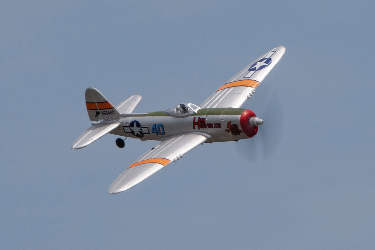 Republic P-47 Thunderbolt Ready To Fly Park Flyer Radio-Controlled Warbird Right Front View