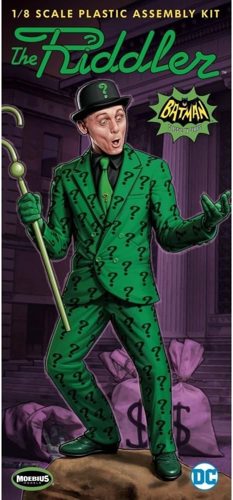 Moffit Riddler's Moebius Models 1966 Riddler 1/8 Scale Model Kit | Bellford Toys And Hobbies