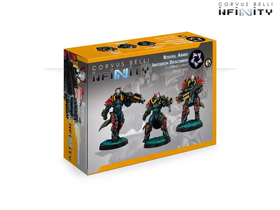 Infinity Combined Army Rodoks, Armed Imposition Detachment Miniature Game Figures
