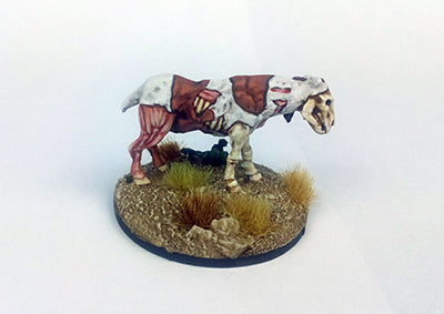 Dead Man’s Hand Rotten Horses 28mm scale metal miniatures Zombified Horse