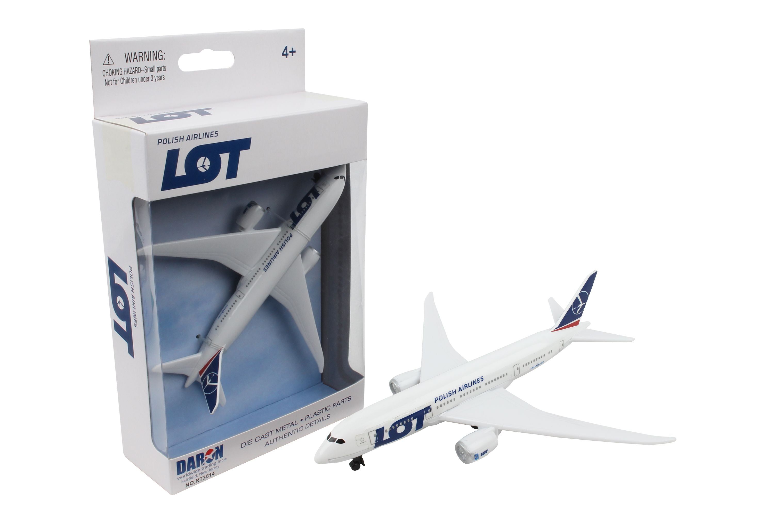 Boeing 787 Dreamliner LOT Polish Airlines Diecast Aircraft Toy