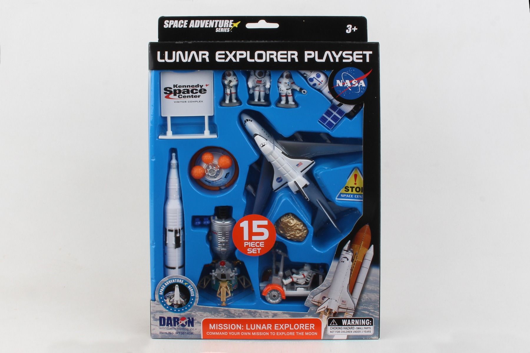 Lunar Explorer 15 Piece Playset Packaging