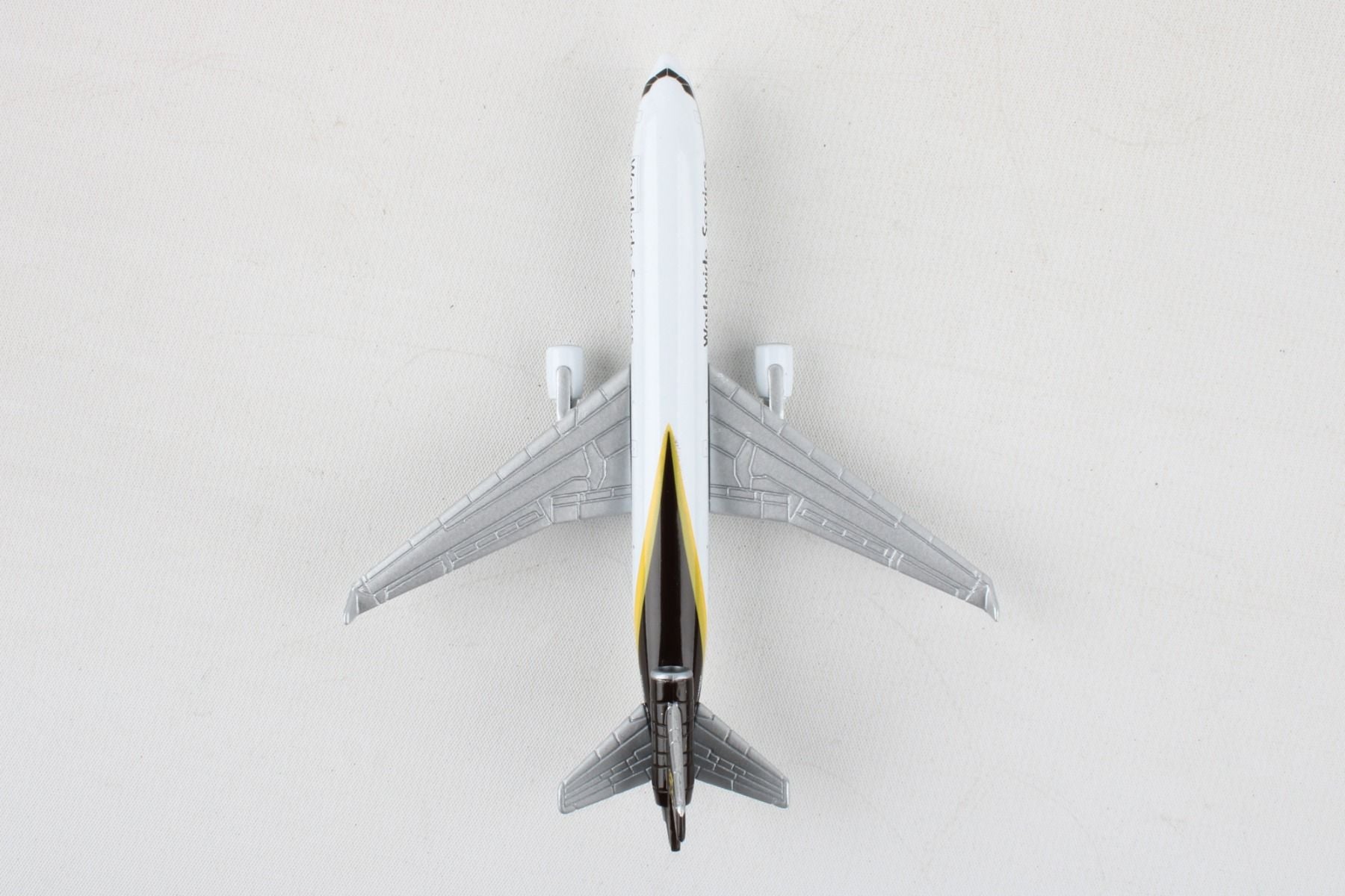 McDonnell Douglas MD-11 UPS Diecast Aircraft Toy Top View