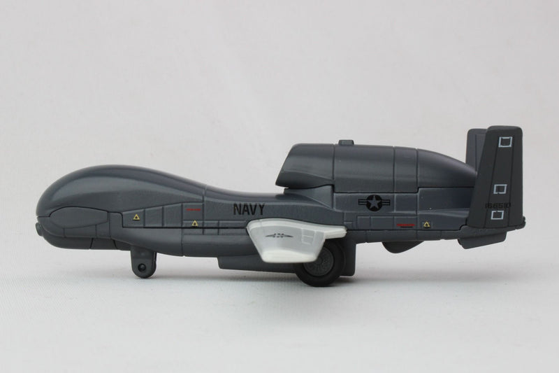 Northrop Grumman RQ-4 Global Hawk Diecast Aircraft Toy Left Side View