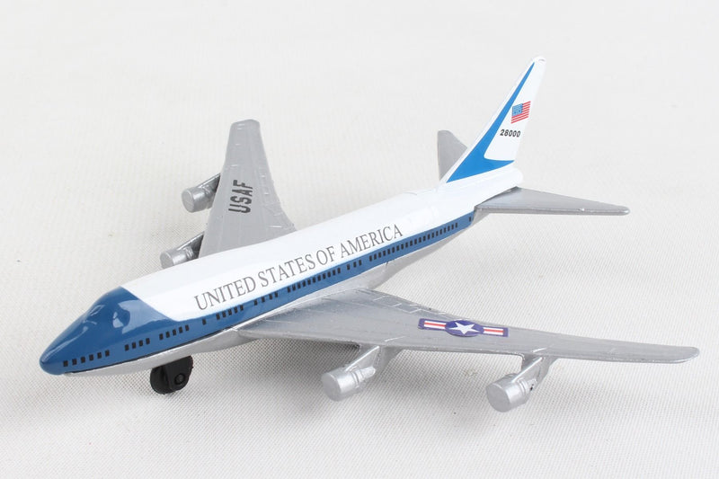 Boeing VC-25 (B747) Air Force One Diecast Aircraft Toy Left Front View