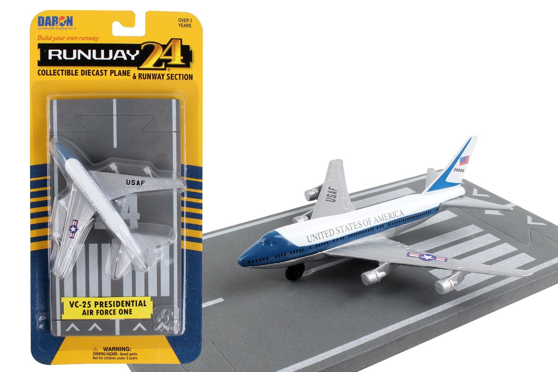 Boeing VC-25 (B747) Air Force One Diecast Aircraft Toy